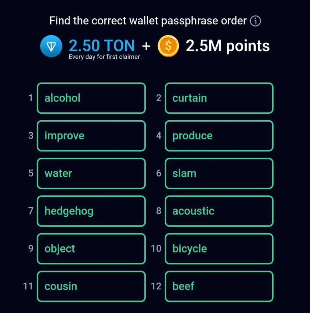 کد انیگما راکی رابیت امروز